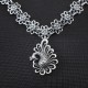 Attractive Look Necklace !! Handmade Design 925 Sterling Silver Necklace