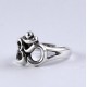 Indian Religious Jewelry OM Shape 925 Sterling Plain Silver Ring Jewelry Traditional Design Ring Jewelry