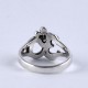 Indian Religious Jewelry OM Shape 925 Sterling Plain Silver Ring Jewelry Traditional Design Ring Jewelry