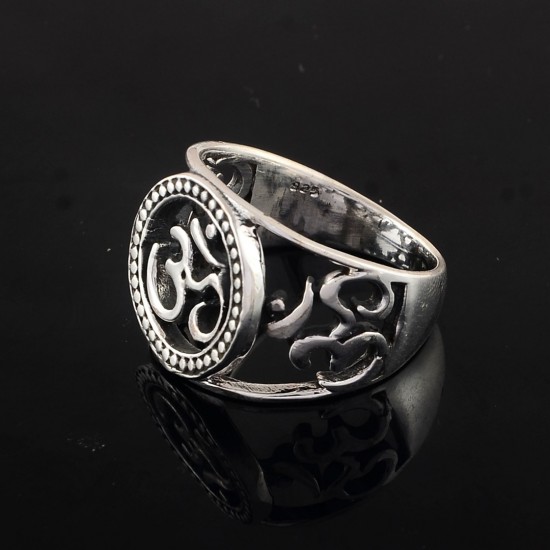 Indian Religious Ring Jewelry 925 Sterling Silver Women Ring Jewelry