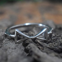 Infinity Band Ring Handmade 925 Sterling Plain Silver Ring 925 Stamped Silver Jewellery