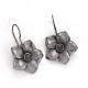 Labradorite 925 Sterling Silver Drop Dangle Earring Oxidized Silver Jewelry Gift For Her