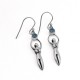 Labradorite 925 Sterling Silver Yoga Shape Earring Handcrafted Jewelry
