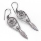 Labradorite Earring 925 Sterling Silver Drop Dangle Earring Handmade Oxidized Silver Jewellery