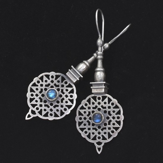 Labradorite Earring Handmade Drop Dangle Earring 925 Sterling Silver Manufacture Silver Jewellery