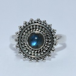 Labradorite Ring 925 Sterling Silver Handmade Boho Ring Women Ring Jewelry Gift For Her