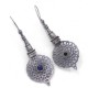 Lapis Lazuli Drop Dangle Earring Teardrop Earring Handmade Solid 925 Sterling Silver Oxidized Silver Jewelry
