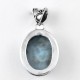 Fabulous Quality !! Larimar Pendant 925 Sterling Silver Wholesale Silver Pendant Indian Jewellery