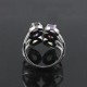 Multi Color Stone 925 Sterling Silver Rhodium Plated Ring Jewelry Gift For Her