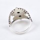 Multi Stone Ring Solid 925 Sterling Silver Oxidized Silver Jewellery Manufacture Silver Jewellery Gift For Her