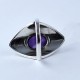 Natural Amethyst Ring 925 Sterling Silver Handmade Boho Ring Jewelry Gift For Her Indian Silver Jewelry