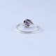 Natural Amethyst Ring 925 Sterling Silver Wholesale Silver Ring Jewelry