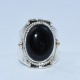 Natural Black Onyx Ring Handmade 925 Sterling Silver Wholesale Silver Ring Jewelry