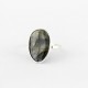 Natural Black Rainbow Labradorite Handmade 925 Sterling Silver Ring 925 Stamped Silver Jewellery