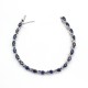 Wholesale !! Natural Blue Sapphire Oval Shape 925 Sterling Silver Bracelet