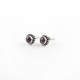 Natural Garnet 925 Sterling Silver Stud Earring Handmade Jewelry