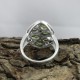 Cut gemstone Oval Shape Peridot 925 Sterling Silver Ring