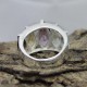 Natural Multi Color Gemstone 925 Sterling Silver Handmade Ring Jewelry