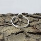 Natural Green Peridot 925 Sterling Silver Fine Ring Jewelry Bezel Setting