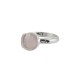 Natural Pink Rose Quartz 925 Sterling Silver Ring Jewelry Gift For Her