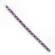 Natural Purple Amethyst Oval Shape 925 Sterling Silver Bracelet