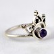 Natural Purple Amethyst Ring Handmade 925 Sterling Silver Ring Boho Ring Birthstone Ring Jewellery