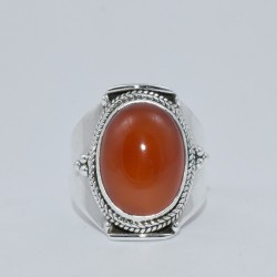 Natural Red Onyx Handmade 925 Sterling Silver Ring Wholesale Silver Jewelry Gift For Her