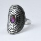 Natural Red Tourmaline Ring Handmade 925 Sterling Silver Wholesale Silver Jewellery Manufacture Silver Jewellery