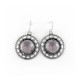 Natural Rose Quartz 925 Sterling Silver Earring Jewelry