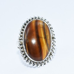 Natural Tiger Eye Ring 925 Sterling Silver Handmade Silver Jewelry Indian Silver Jewelry