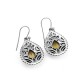 Natural Yellow Citrine 925 Sterling Silver Teardrop Earring Jewelry