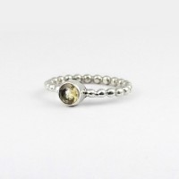 Natural Yellow Citrine Band Ring Handmade 925 Sterling Silver Ring Jewelry Latest Fashion Jewelry
