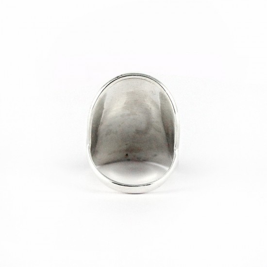 Oxidised Ring 925 Sterling Plain Silver Handmade Jewelry Gift For Her