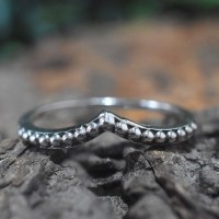 Oxidized Silver Jewelry Band Ring Handmade Solid 925 Sterling Silver Jewelry