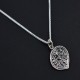 Oxidized Silver Pendant Jewelry Handmade Solid 925 Sterling Plain Silver 925 Stamped Jewelry