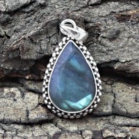 Amazing Blue !! Labradorite Silver Jewelry Gemstone Silver Jewelry
