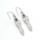 Natural Peridot 925 Sterling Silver Yoga Shape Earring Boho Jewelry
