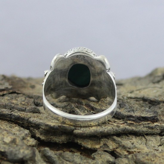  Malachite Designer Ring Handmade Silver Ring