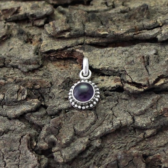 Amazing Silver Jewelry !! Purple Amethyst 925 Sterling Silver Pendant Jewelry