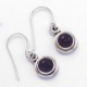 Purple Amethyst Drops Earring Solid 925 Sterling Silver Earring Oxidized Jewellery 925 Stamped Jewellery
