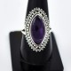 Purple Amethyst Ring Solid 925 Sterling Silver Ring Jewellery Boho Ring Birthstone Ring Jewellery
