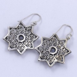 Rainbow Moonstone Drops Earring Handmade Bohemian Earrings Solid 925 Sterling Silver Earring Jewelry