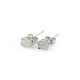 Rainbow Moonstone Earring Rhodium Plated 925 Sterling Silver Jewelry