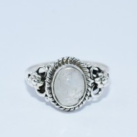Rainbow Moonstone Ring 925 Sterling Silver Handmade Wholesale Silver Jewelry Boho Ring