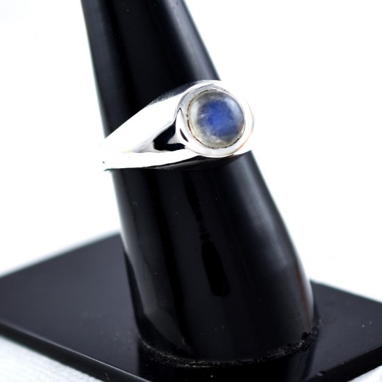 Rainbow Moonstone Ring Handmade 925 Sterling Silver Engagement Ring Birthstone Ring Jewelry
