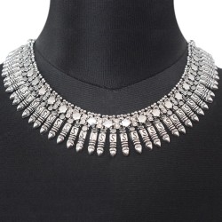 Exclusive Silver Plain Jewelry !! 925 Sterling Silver Handmade fancy Design Necklace