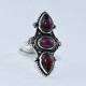Red Garnet 925 Sterling Silver Friendship Ring Jewelry Boho Ring Jewelry Gift For Her