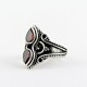 Red Garnet Pear Shape Handmade 925 Sterling Silver Ring Oxidized Silver Jewellery Engagement Ring Jewellery