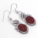 Red Onyx Drop Dangle Earring 925 Sterling Silver Earring Jewelry 925 Stamped Oxidized Jewelry