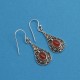 Red Onyx Oval Shape 925 Sterling Silver Earring Handmade Jewelry Gift For Her